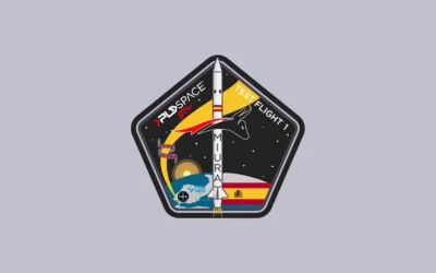 Emblema para la primera misión del cohete «Miura 1»